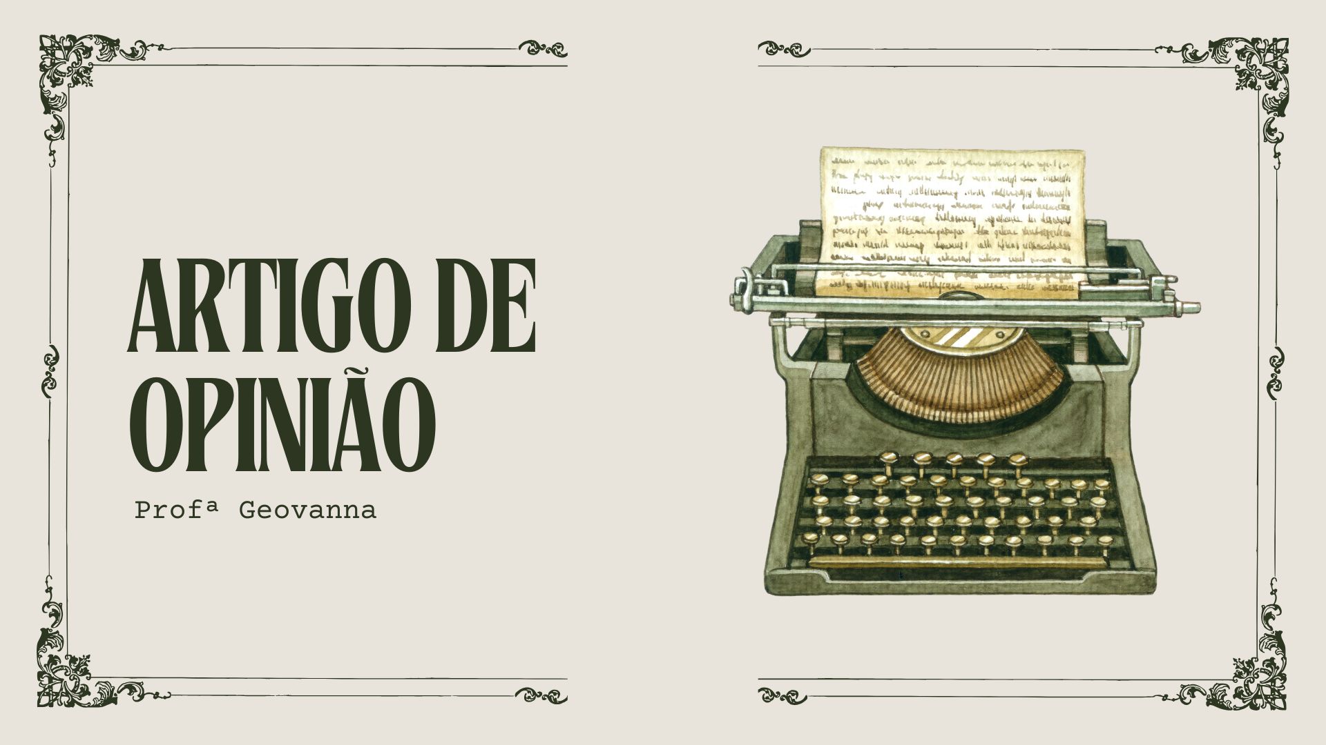 Artigo de opinião
