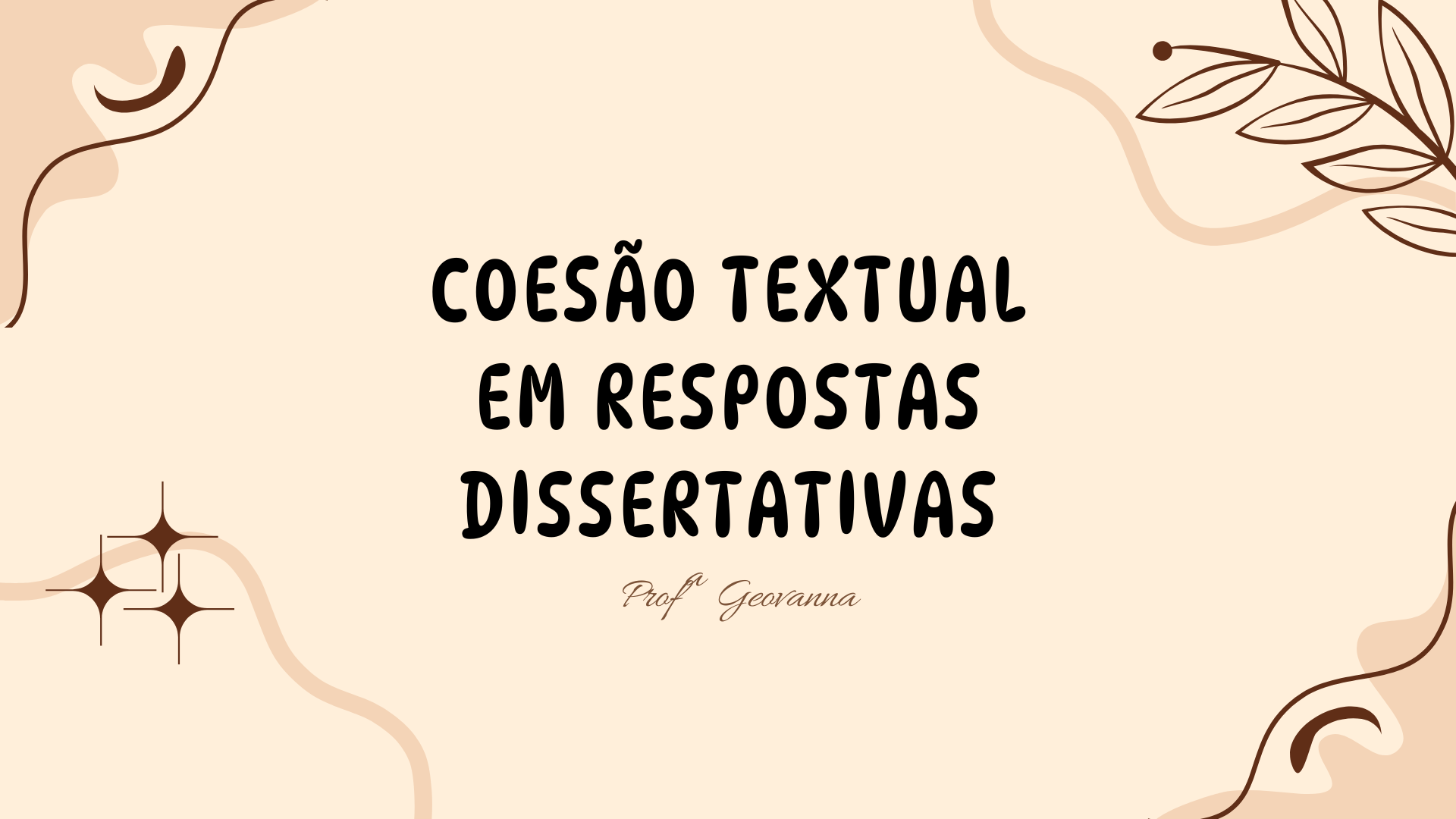 Coesão Textual em Respostas Dissertativas